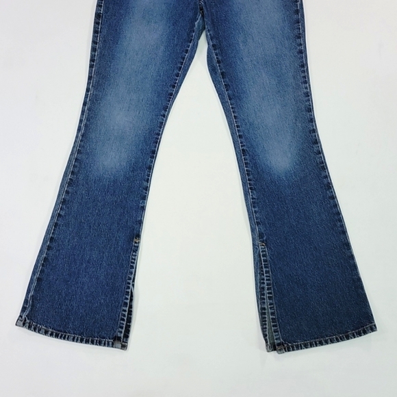 MAVI ♡ Sweet 'n Sexy 510 Michelle Split Flare Leg Distressed Denim Jeans 27/32 - Picture 5 of 17